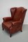 Vintage Dutch Cognac Wingback Leather Club Chair 7