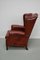 Vintage Dutch Cognac Wingback Leather Club Chair 10