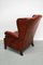 Vintage Dutch Cognac Wingback Leather Club Chair 2