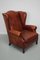 Vintage Dutch Cognac Wingback Leather Club Chair 3