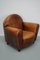 Vintage Dutch Cognac Leather Club Chair 3