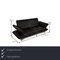 Black Leather Rossini 2-Seater Sofa from Koinor 2