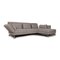 Gray Fabric Moule Corner Sofa from Brühl 1