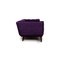 Violettes Sofa mit Stoffprofil von Roche Bobois 7