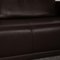 Dunkelbraunes Ego 3-Sitzer Ledersofa von Rolf Benz 3