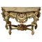 French Baroque Console Table, 1860 1