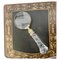 Hand Held Magnifying Glass with Faceted Glass Handle, 1950 1