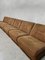 Braunes Modulares Vintage Sofa, 1970er, 6er Set 9