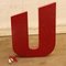 Vintage Iluminated Eastern Bloc Letter U Floor Night Lamp, 1970s, Image 3