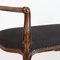 Long Louis XV Seating Bench in Walnut 2