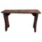 Mid-Century Italian Rustic Wooden Side Table or Bench, 1890s, Image 1