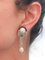 Boucles d'Oreilles Pendantes en Or Blanc 14 Carats, Set de 2 5