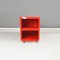 Space Age Italian Red Modular Chest of Drawers attributed to Castelli for Kartell, 1970s 2