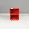 Space Age Italian Red Modular Chest of Drawers attributed to Castelli for Kartell, 1970s, Image 2