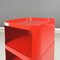 Space Age Italian Red Modular Chest of Drawers attributed to Castelli for Kartell, 1970s 7
