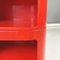 Space Age Italian Red Modular Chest of Drawers attributed to Castelli for Kartell, 1970s 9