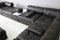 Large DS-88 Modular Sofa in Dark Brown Leather from De Sede, 1977, Set of 10 3