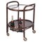 Mid-Century Bar Serving Cart in Bamboo, Rattan and Smoked Glass, Italy, 1970s, Image 4