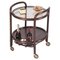 Mid-Century Bar Serving Cart in Bamboo, Rattan and Smoked Glass, Italy, 1970s, Image 2