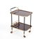 Bar Cart with Bottle Holder in Formica and Brass by Ico Parisi for MB, Italy, 1960s, Image 5
