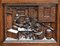 Large Victorian Carved Oak Front and Back Bar, 1880s, Set of 2, Image 10