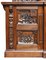 Large Victorian Carved Oak Front and Back Bar, 1880s, Set of 2, Image 4