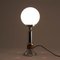 Lampe de Bureau Art Déco en Chrome avec Collier Phénolique Ambre, Royaume-Uni, 1930 2