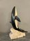 Sculpture Orca en Marbre Tesselé par Maitland Smith, 1980s 7