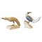 Maitland Smith, Perched Birds, 1980s, Stone and Marble, Set of 2 1