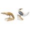 Maitland Smith, Perched Birds, 1980s, Stone and Marble, Set of 2, Image 1