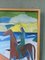 Horseback, 1950s, Oil on Canvas, Framed 10