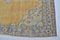 Vintage Modern Yellow & Blue Area Rug, Image 8