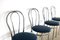 Vintage Dining Room Chairs in Chrome, 1980s, Set of 4, Image 7