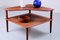 Teak Minerva Coffee Table in Rattan by Peter Hvidt & Orla Mølgaard-Nielsen for France and Son, 1950s 8