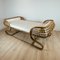 Sofá cama de ratán, Italia, años 60, Imagen 11