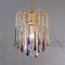 Vintage Rain Chandelier with Drops in Multicolor Murano Glass, 2000s, Image 5