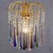 Vintage Rain Chandelier with Drops in Multicolor Murano Glass, 2000s 3