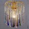 Vintage Rain Chandelier with Drops in Multicolor Murano Glass, 2000s, Image 3