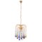 Vintage Rain Chandelier with Drops in Multicolor Murano Glass, 2000s, Image 1