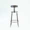 Industrial Bar Stools with Whale Back, Set of 5 11