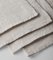 Light Weight Linen Napkins by Once Milano, Set of 4 2