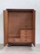 Art Deco Wooden Cabinet, Italy, 1950s 8