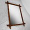 Large Vintage Faux Bamboo Mirror, 1950s, Image 10