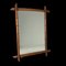 Large Vintage Faux Bamboo Mirror, 1950s 1