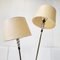 Mid-Century French Floor Lamp in Brass, Steel & Glass attributed to Maison Lunel, 1950s 2
