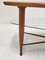 Scandinavian Coffee Table in Teak & Glass, Denmark, 1960s, Image 8