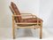 Scandinavian Lounge Chair in Leather & Beech, 1960s 10