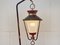 Lámpara de pie Mid-Century de acero y latón atribuida a Maison Arlus, años 50, Imagen 8