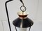 Lámpara de pie Mid-Century de acero y latón atribuida a Maison Arlus, años 50, Imagen 10