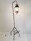 Mid-Century Floor Lamp in Steel & Brass attributed to Maison Arlus, 1950s 5